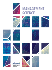 Management Science Journal Cover