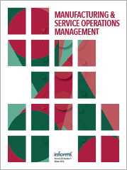 Manufacturing and Service Operations Journal
